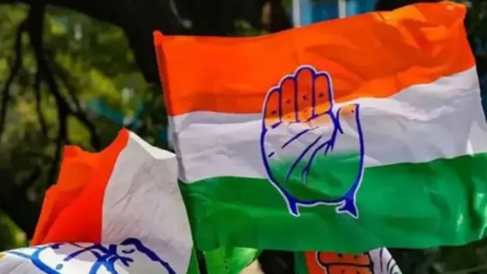 गुजरात के अहमदाबाद में कांग्रेस अधिवेशन की तैयारी।