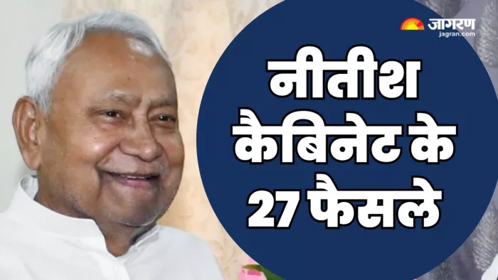 नीतीश कुमार मंत्रिमंडल की बैठक में 27 प्रस्तावों पर मुहर