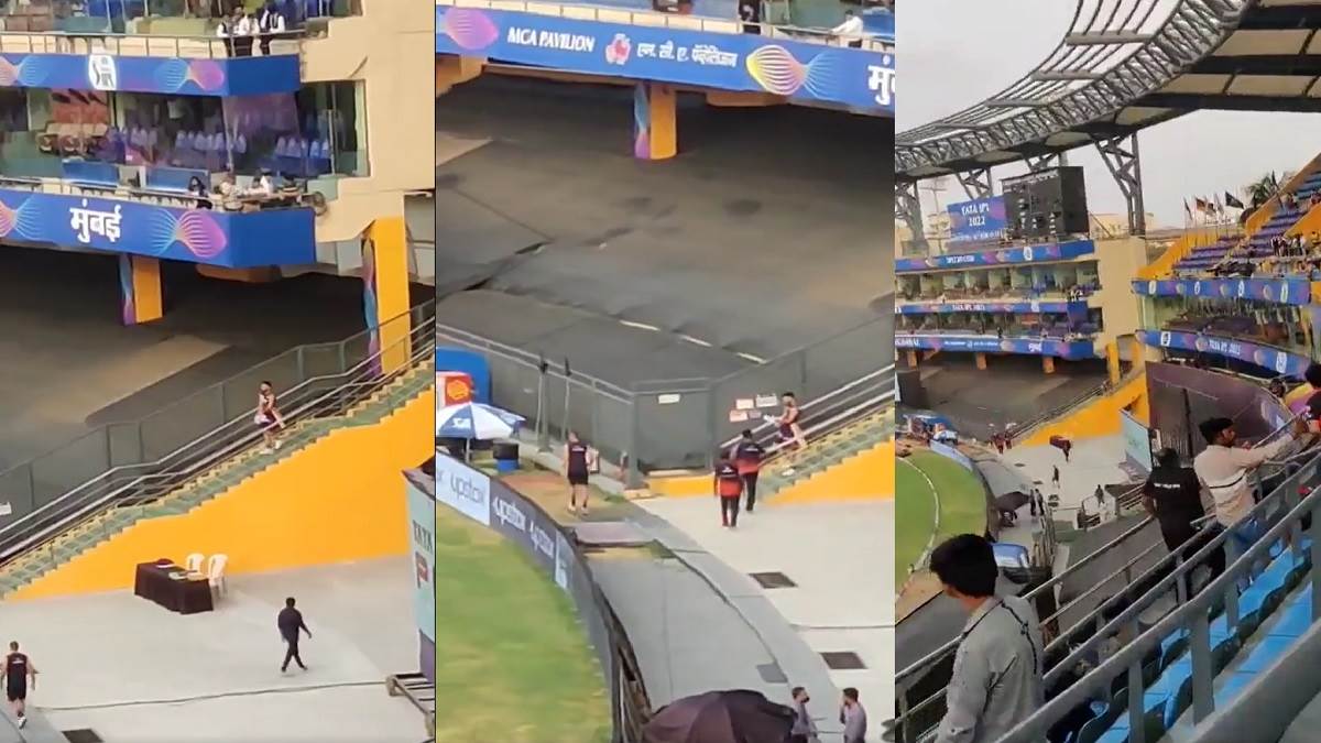 rcb vs mi rohit sharma is not the real king at wankhede stadium virat kohli is the real king amazing view during the practice session viral video