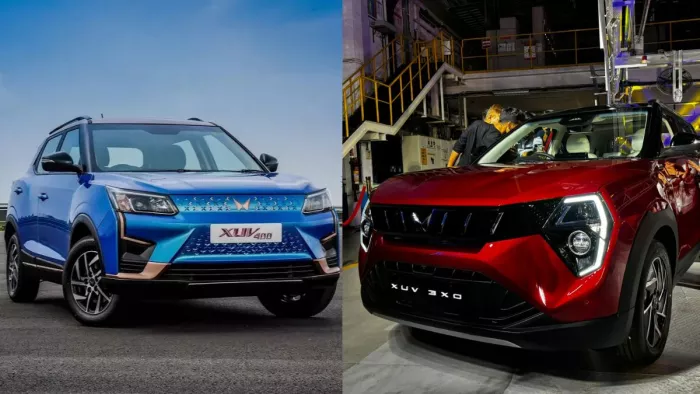 Mahindra XUV 400 Facelift को पेश करने की हो रही है तैयारी।