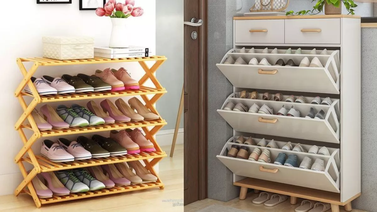 नहीं चाहिए घर में क्लेश, तो बिखरे और फैले चप्पल- जूतों को इन Shoe Rack में करें  ऑर्गेनाइज