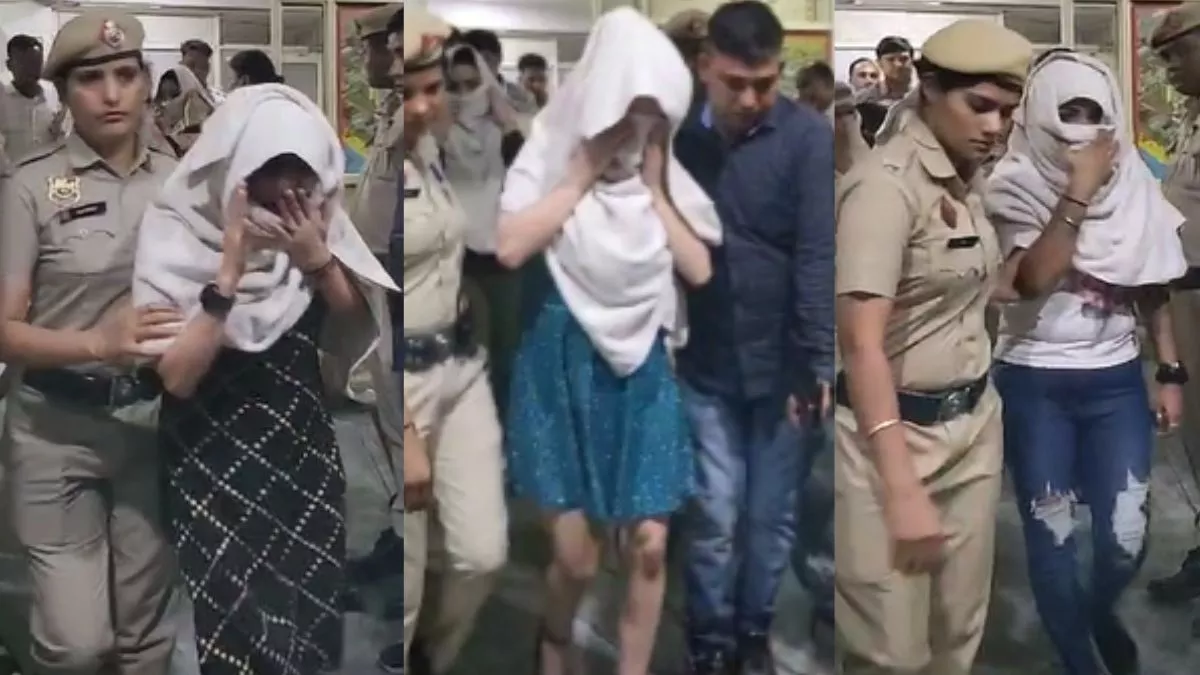 VIDEO: गुरुग्राम में देह व्यापार का भंडाफोड़, चार विदेशी लड़कियों समेत 6 गेस्ट हाउस से गिरफ्तार