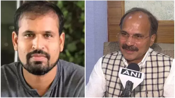लोकसभा चुनाव 2024: यूसुफ पठान और अधीर रंजन चौधरी। (फाइल फोटो)