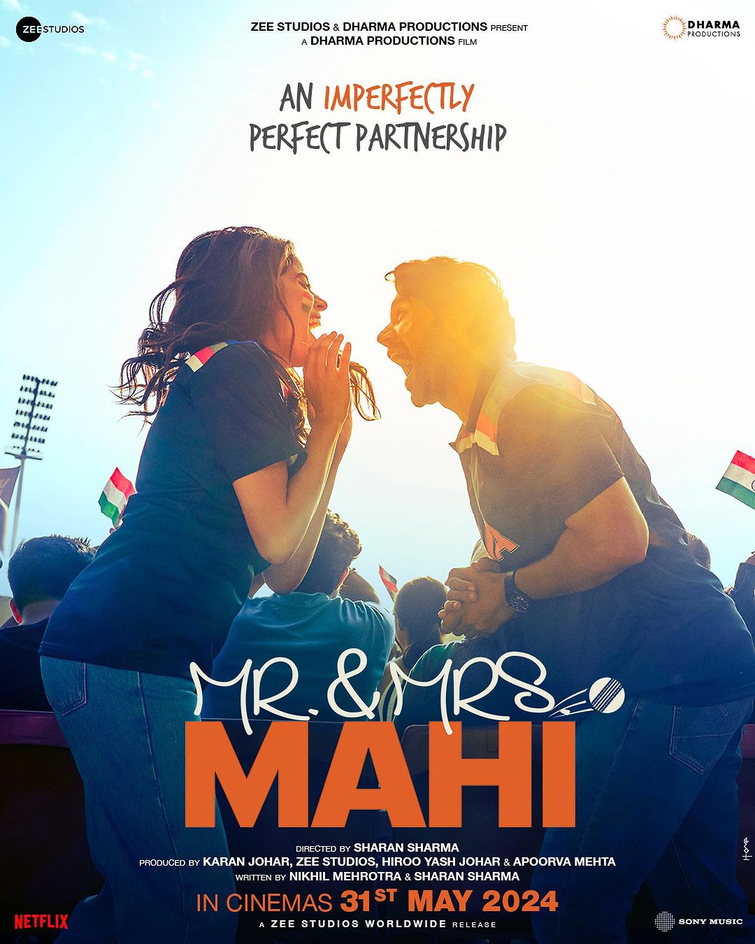 mr and mrs mahi new poster