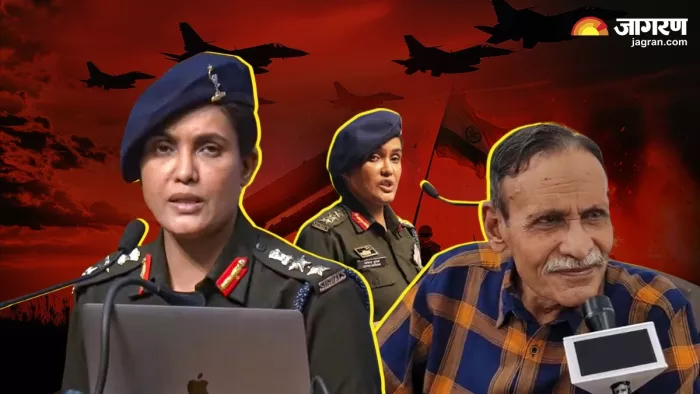 कर्नल सोफिया कुरैशी और उनके पिता ताज मोहम्मद (फाइल फोटो)