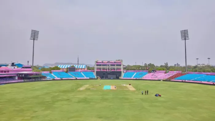 सवाई मानसिंह क्रिकेट स्टेडियम को मिली बम से उड़ाने की धमकी। फोटो- RR