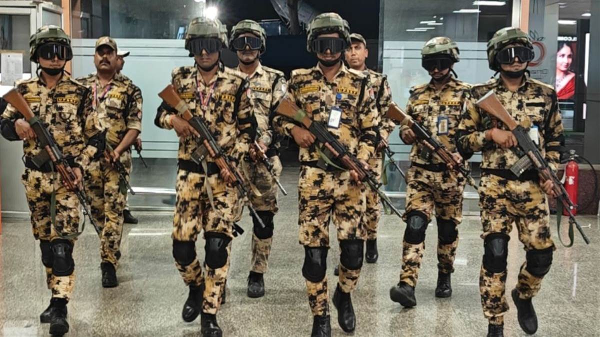 high alert in gorakhpur airport preparation to deal with emergency seen in mock drill