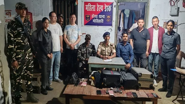 रक्सौल के रास्ते अवैध रूप से प्रवेश कर रहे 4 चीनी नागरिक गिरफ्तार (जागरण)