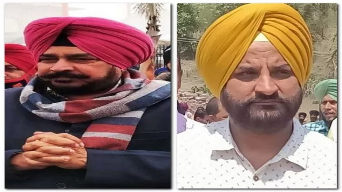 पंजाब के पूर्व वन मंत्री साधु सिंह धर्मसोत और मोहाली डीएफओ गुरअमनप्रीत सिंह।