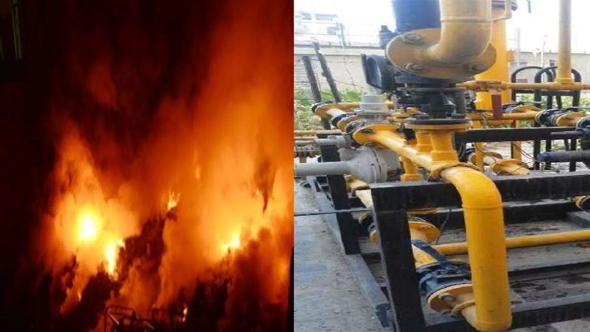 Fire News: चंडीगढ़ में गैस पाइप लाइन में लगी आग, बुझाने में जुटे कर्मचारी