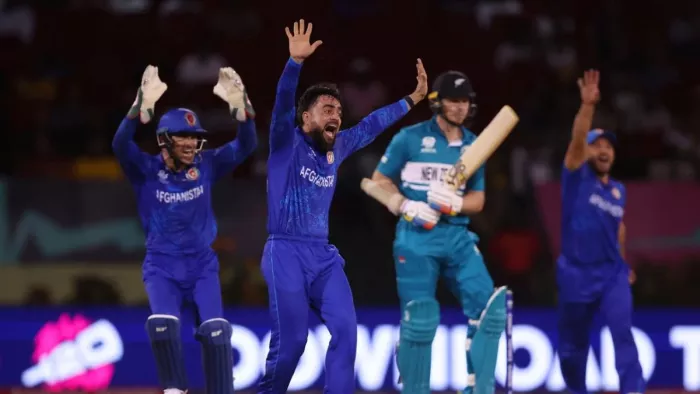 राशिद खान ने तोड़ा डेनियल विटोरी का रिकॉर्ड। फोटो- ICC