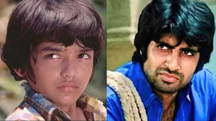 Amitabh Bachchan Child Character in deewar played by alankar joshi. Photo Credit- Instagram