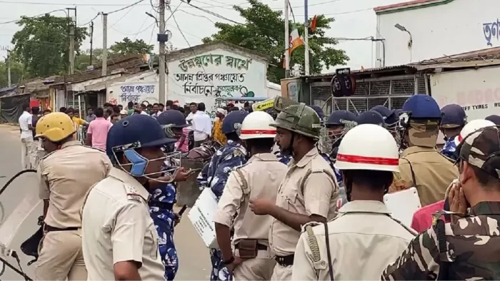 West Bengal Panchayat Election 2023 बंगाल में चुनाव से पहले हिंसा।