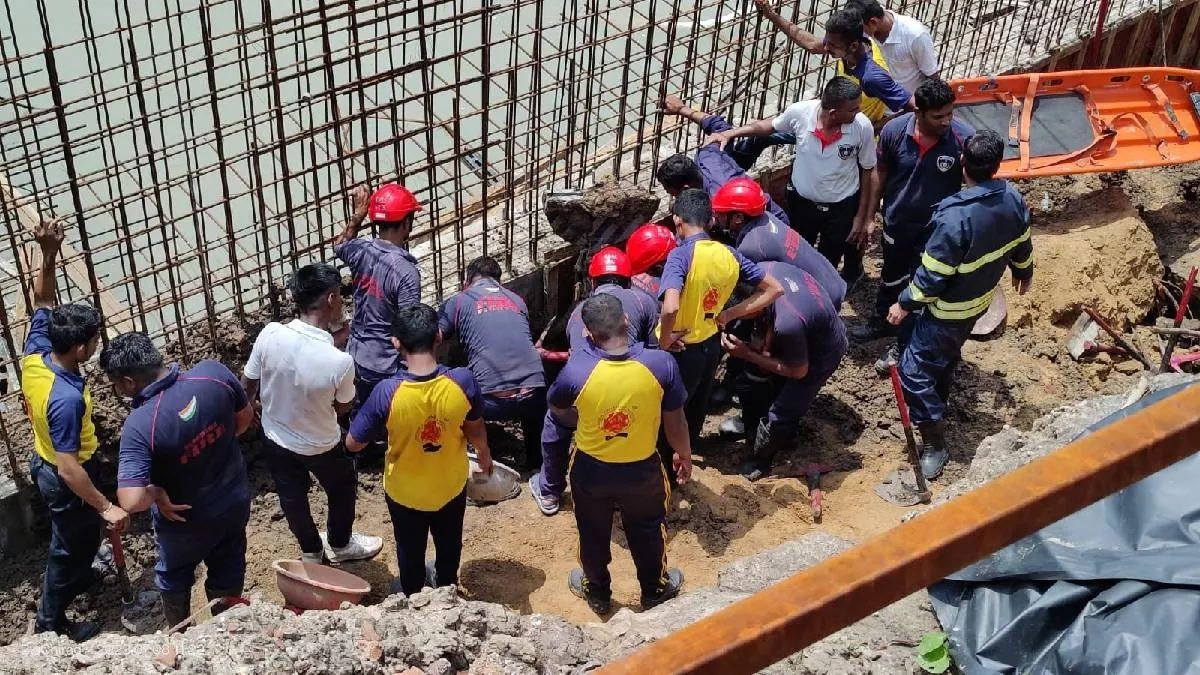 वडोदरा में कंस्ट्रक्शन साइट पर काम करे रहे मजदूर की मिट्टी में दबने से मौत, तीन लोग घायल
