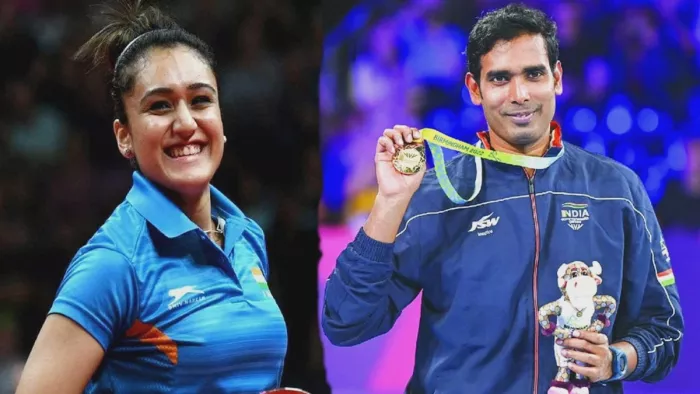 शरत, मनिका एशियाई खेलों में करेंगे भारतीय टीम की अगुआई। फाइल फोटो