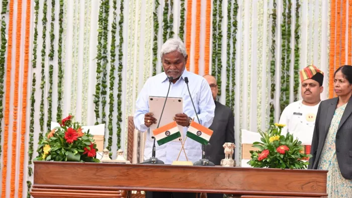 सीएम पद छोड़ने वाले चंपई को कैबिनेट में बड़ी जिम्मेदारी मिलेगी। फोटो- एएनआई