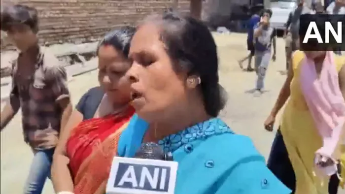 पटना में एनकाउंटर मं ढेर हुए विकास उर्फ राजा की मां।