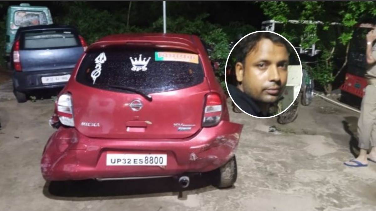 drunken car riding youth hit policeman and the policeman