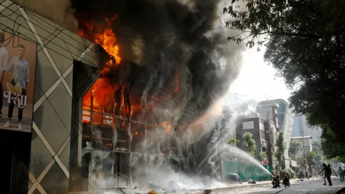 बांग्लादेश की राजनीतिक स्थिति अस्थिर बनी हुई है। (फोटो, एपी)