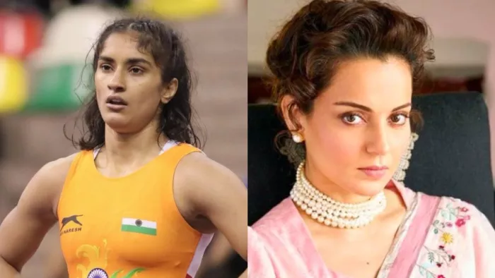 कंंगना रनौत ने विनेश फोगाट का बढ़ाया हौसला (फाइल फोटो)