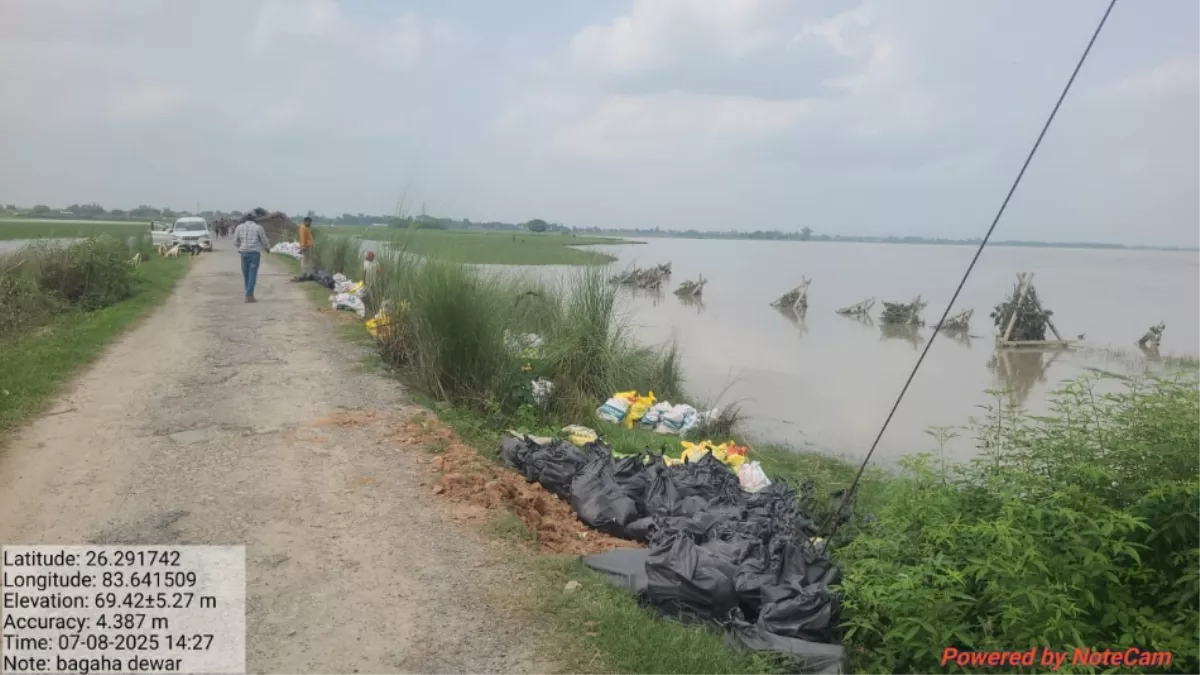 Gorakhpur Flood Alert: खतरे के निशान से ऊपर बह रही सरयू और राप्ती, प्रशासन ने जारी किया अलर्ट
