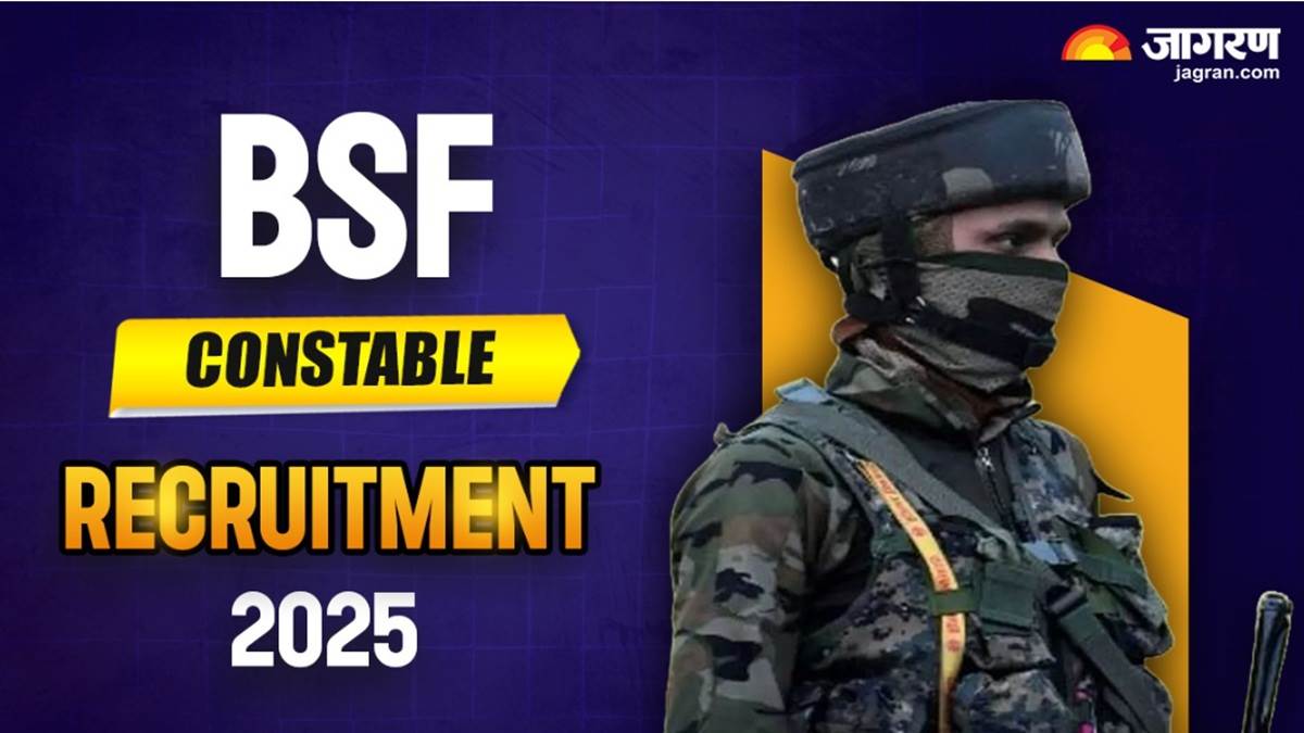 bsf constable recruitment 2025 more than 3 thousand vacancy released for constable candidate can apply here