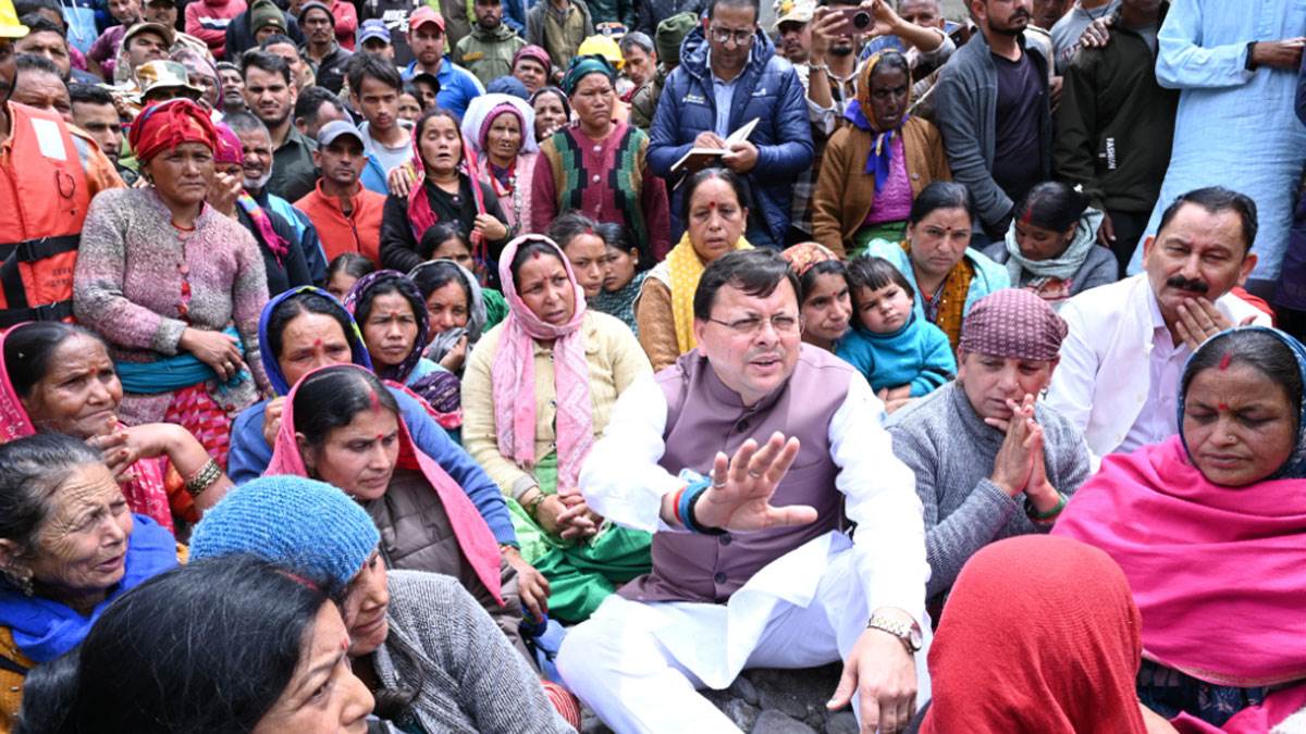 uttarkashi cloudburst cm dhamis swift action after dharali disaster