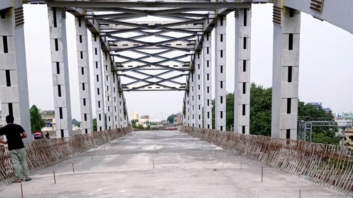 good news of munger railway over bridge will be operational in october will be convenient