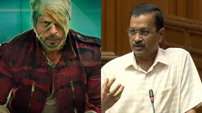 शाह रुख खान ने जवान फिल्म में बोला अरविंद केजरीवाल का डायलॉग।