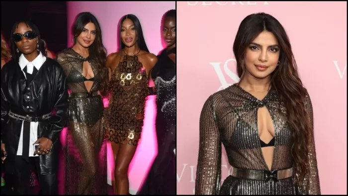 Priyanka Chopra ने फैशन शो में अपने लुक से लगाई आग। Photo-Instagram