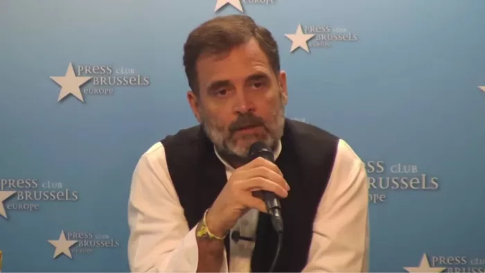 Rahul Gandhi in Belgium राहुल गांधी का सरकार पर हमला।