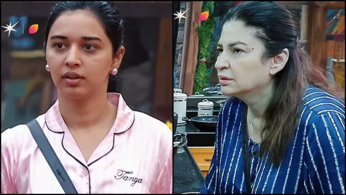 बिग बॉस के घर में कुनिका और तान्या के बीच हुई लड़ाई। फोटो क्रेडिट- इंस्टाग्राम