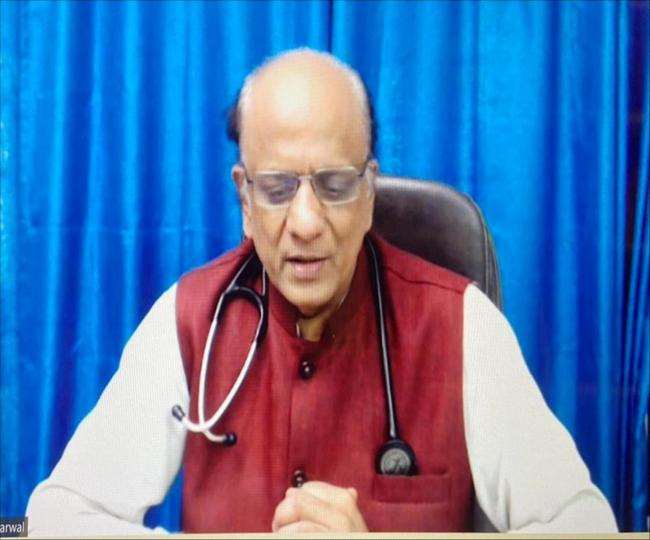 फिक्की एफएलओ लुधियाना चैप्टर के वेबिनार काे संबाेधित करते हुए डॉ. केके अग्रवाल। (जेएनएन)