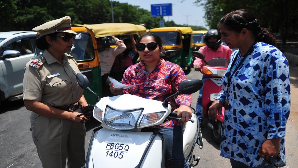 Chandigarh Traffic Rules चंडीगढ़ में हेलमेट पहनने वालों का भी कटेगा