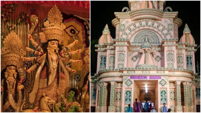 साहिबगंज के तीनपहाड़ में दिखेगी जयपुर पैलेस की झलक, भव्य होगा मां दुर्गा का पंडाल