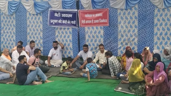 वैली आयरन फैक्ट्री फैला रही पॉल्यूशन