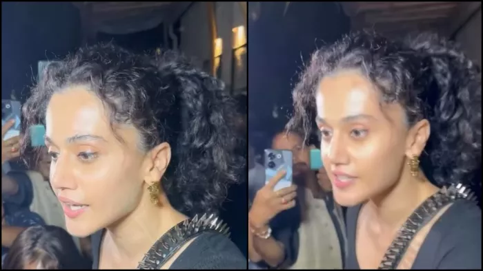पैपराजी पर भड़कीं तापसी पन्नू। Photo Credit- Instagram