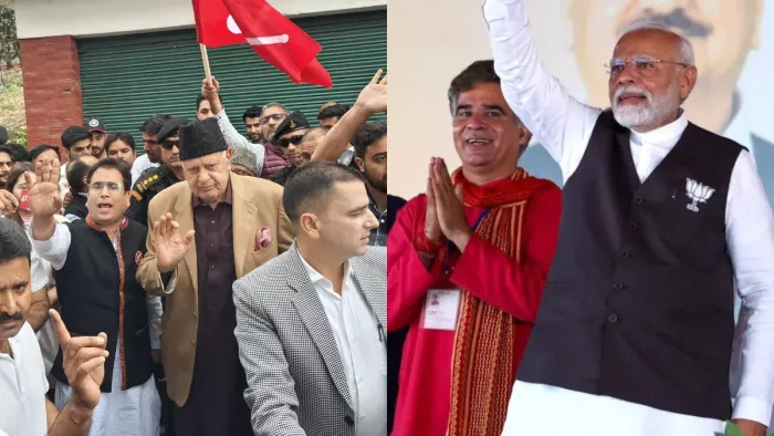 जम्मू-कश्मीर में नेकां और कांग्रेस गठबंधन को मिली बहुमत।