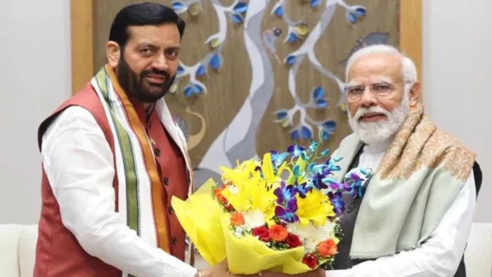 पीएम नरेंद्र मोदी के साथ नायब सिंह सैनी।- फाइल फोटो