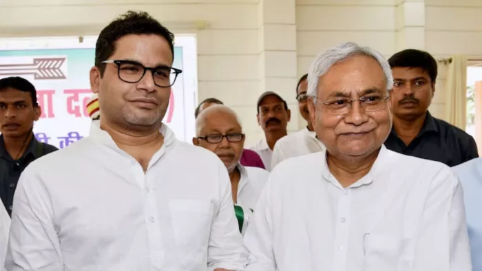 जन सुराज के सूत्रधार प्रशांत किशोर और बिहार CM नीतीश कुमार। फाइल फोटो