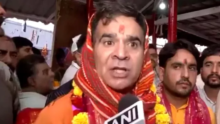 जम्मू-कश्मीर भाजपा अध्यक्ष और नौशहरा विधानसभा से उम्मीदवार रविंदर रैना।- स्क्रीन ग्रैब