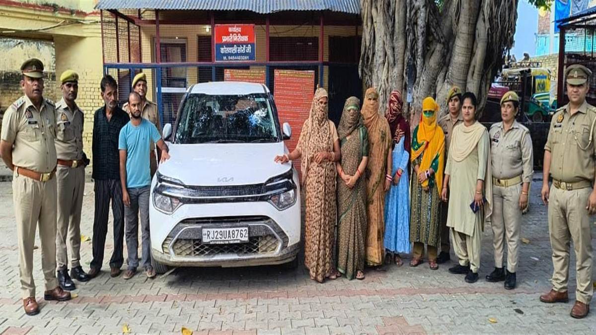 seven babaria gang members arrested in kasganj inter district theft ring busted