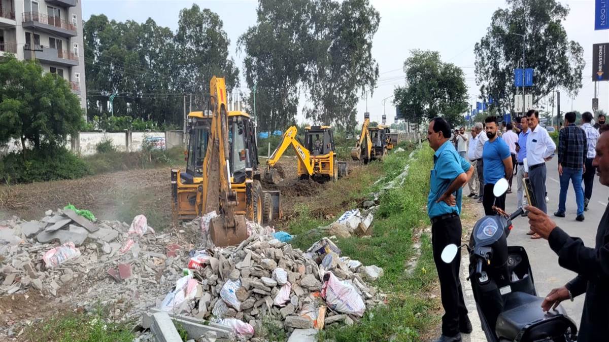 ncr sonipat news smda resumes stalled sewer line project after 11 years