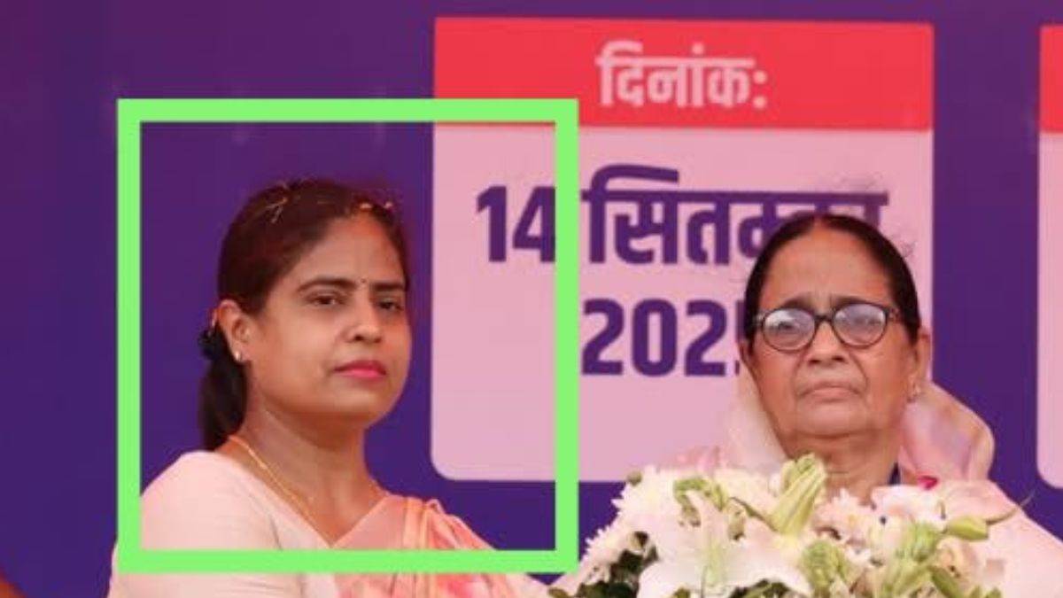 apna dal kamerawadi parul patel eldest daughter of sonelal patel is active in politics now nominated executive member in party