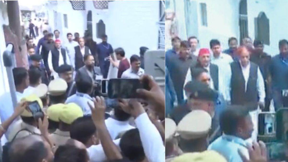 akhilesh yadav meets azam khan in rampur amidst tensions