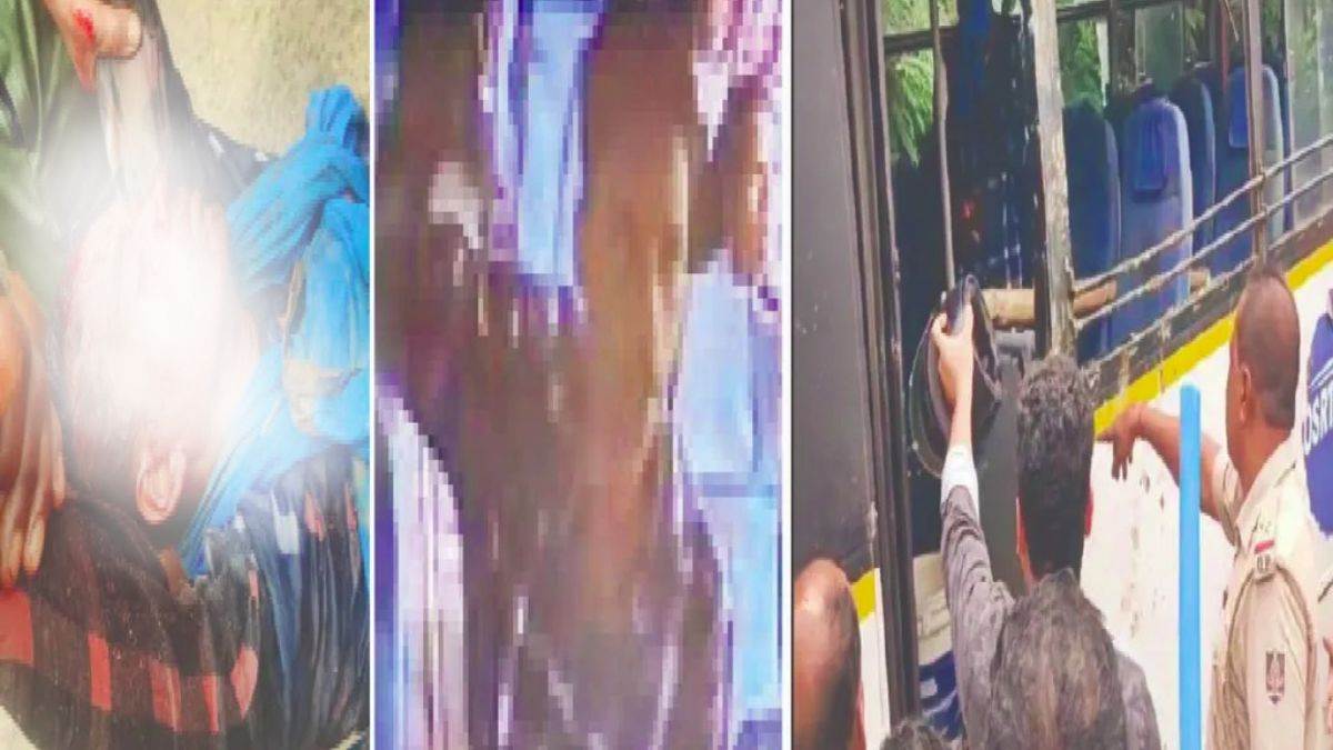 puri mentally ill man attacks passengers on bus with sharp weapon