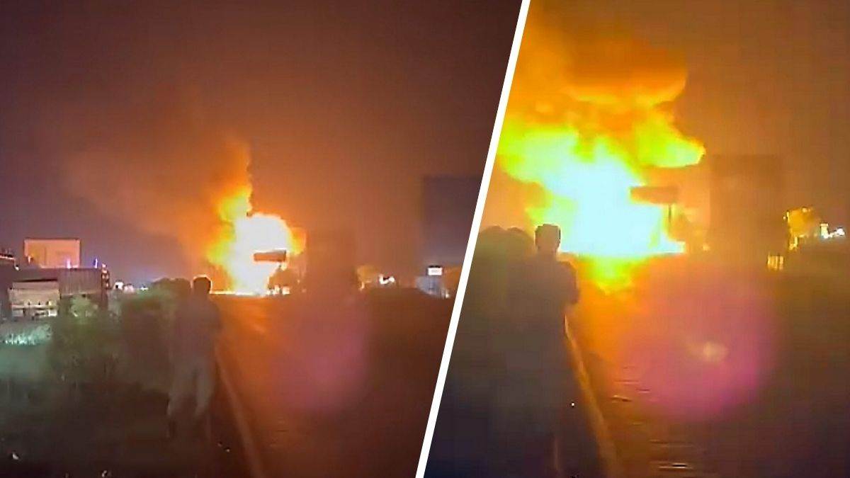 lpg cylinder truck explosion major accident on jaipur ajmer highway