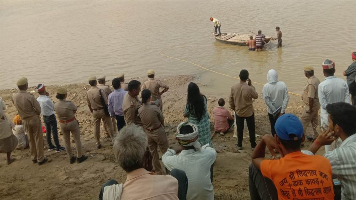 kanpur dehat two sisters drown in yamuna river during festival immersion