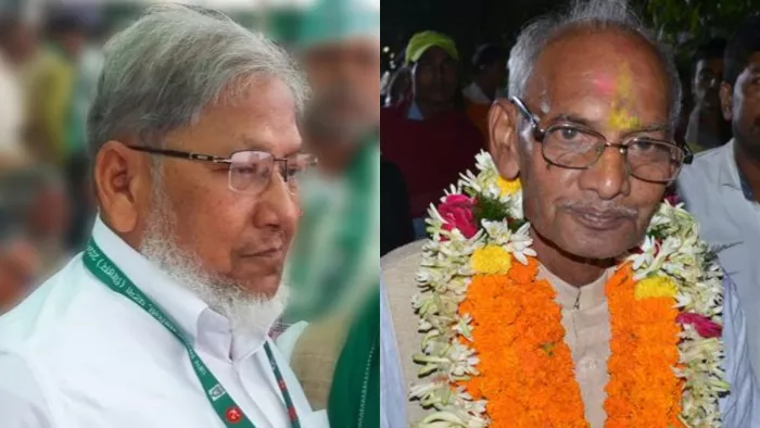 राजद के अली अशरफ सिद्दीकी और जेडीयू के लक्ष्मीकांत मंडल (फाइल फोटो)