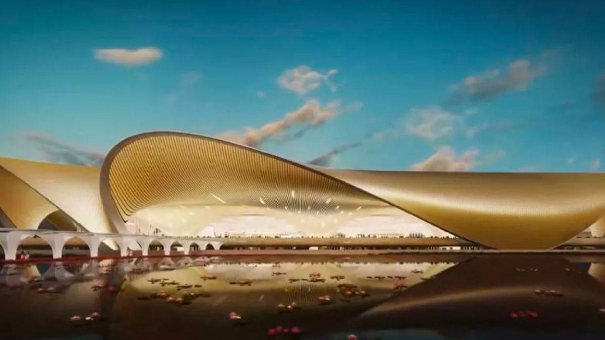narendra modi inaugurates navi mumbai airport a tribute to zaha hadids iconic designs
